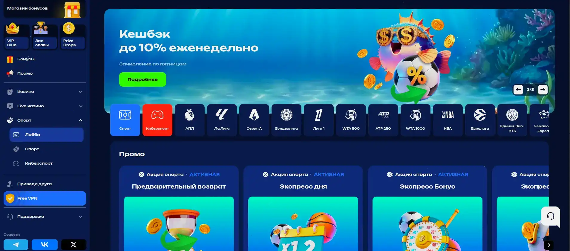 Информация о казино Платинум